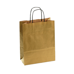 Medium Gold Kraft Paper Bag
